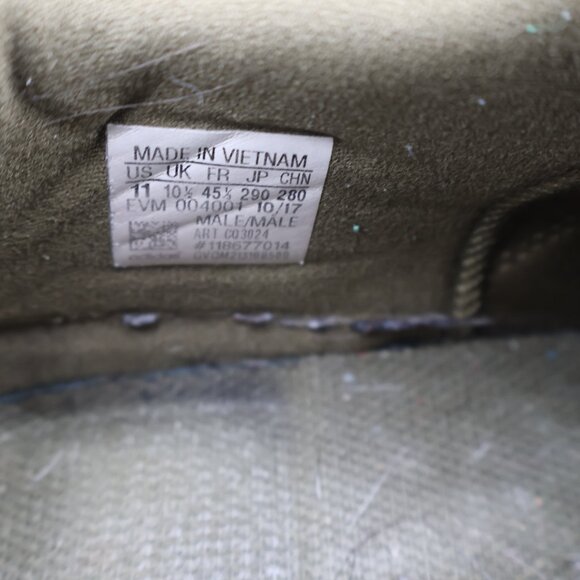 Used Adidas Prophere Trace Olive All-Green Sneakers Men's Size 11 - Picture 7 of 12